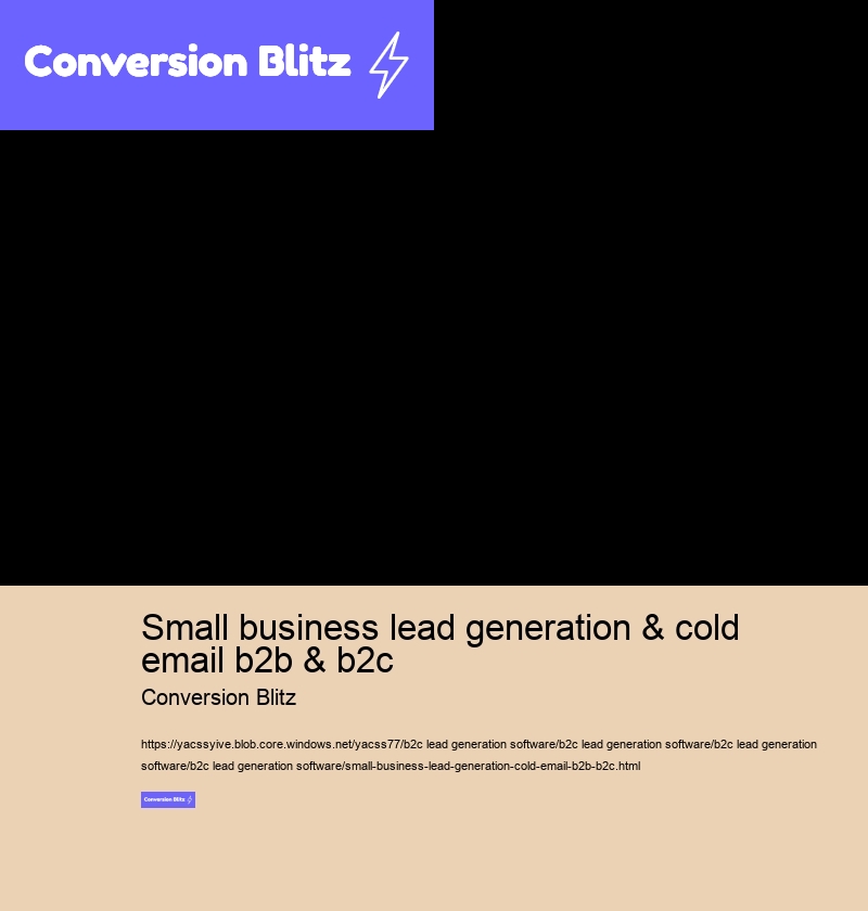 small business lead generation & cold email b2b & b2c Conversion Blitz small business lead generation & cold email b2b & b2c